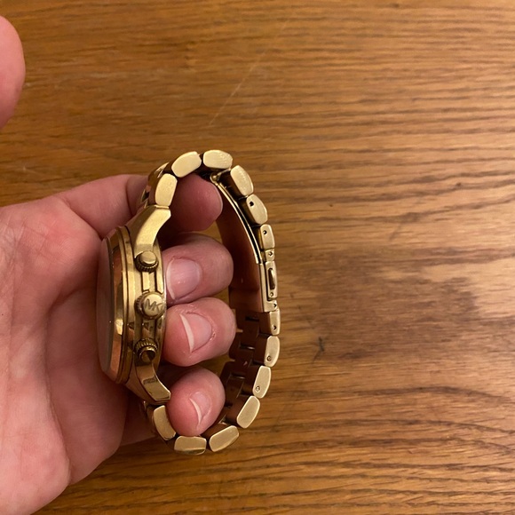 Michael Kors women’s Gold Chronograph Watch - Picture 2 of 2